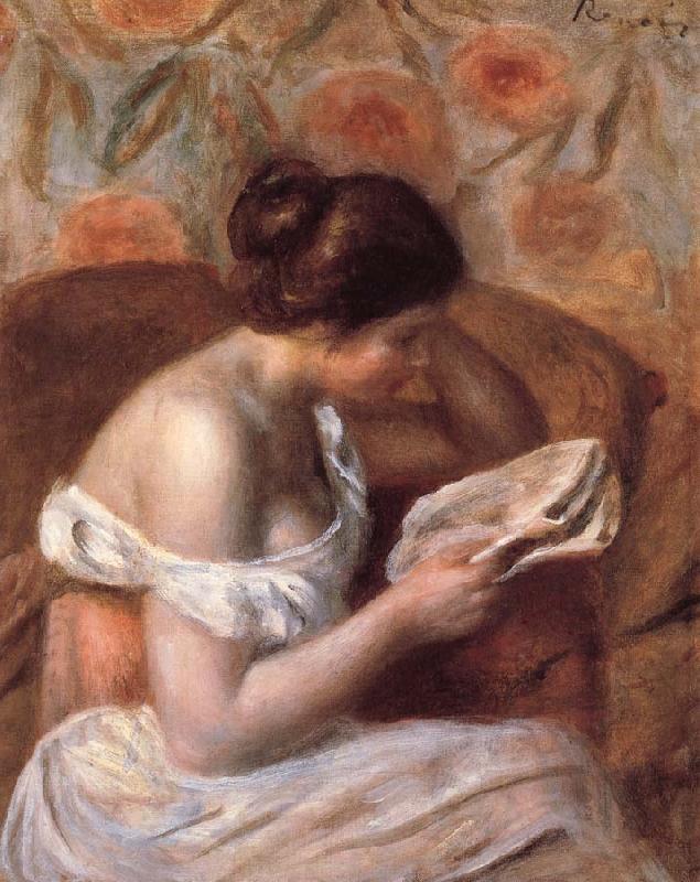 Pierre Auguste Renoir woman reading